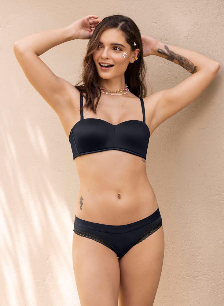 Brasier strapless para busto pequeño clearance