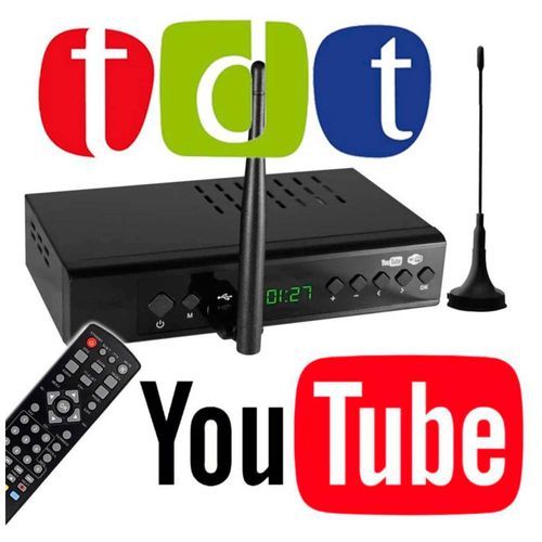 Decodificador Tdt Con Wifi+ Antena +Control + Cables