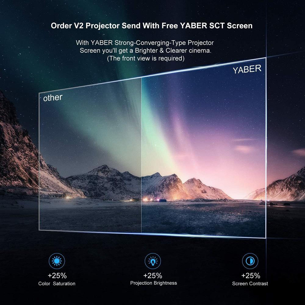 Mini Proyector Led Yaber V2 img #2