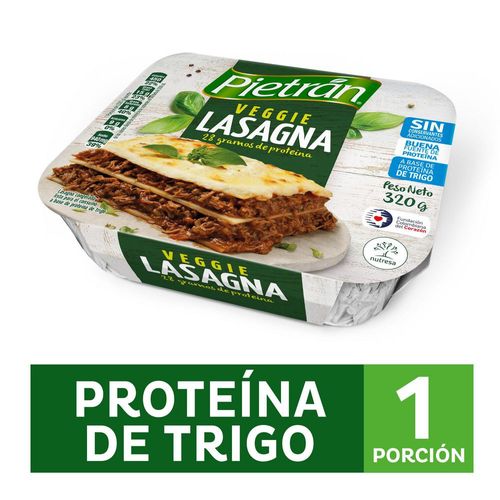 Lasagna Proteina Vegetal PIETRAN 320 gr