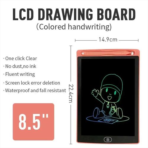 Tableta De Escritura Y Dibujo, Tableta Magica Electronica Lcd Niños Y Adultos Color Rosa