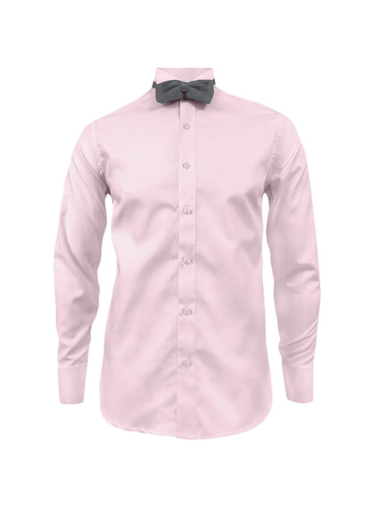 Camisa Smoking Vino Tinto Puño Clásico Manga Larga | Carulla