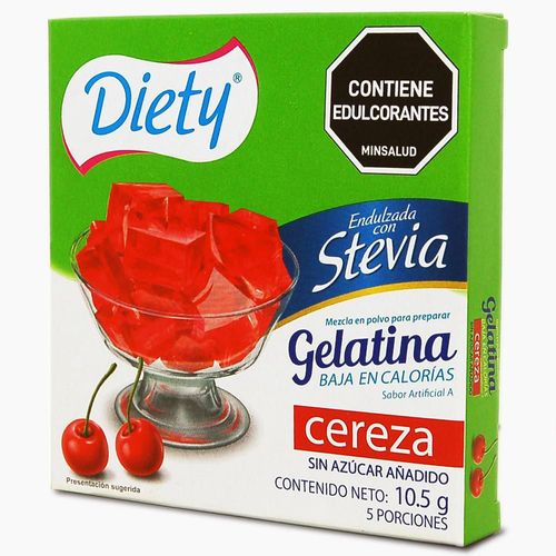 GELATINA STEVIA CEREZA DIETY 10.5 gr