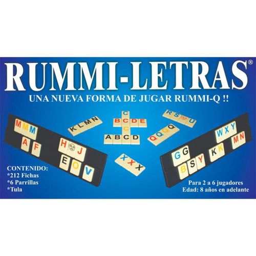 Juego de mesa Rummi Letras RUMMIQ