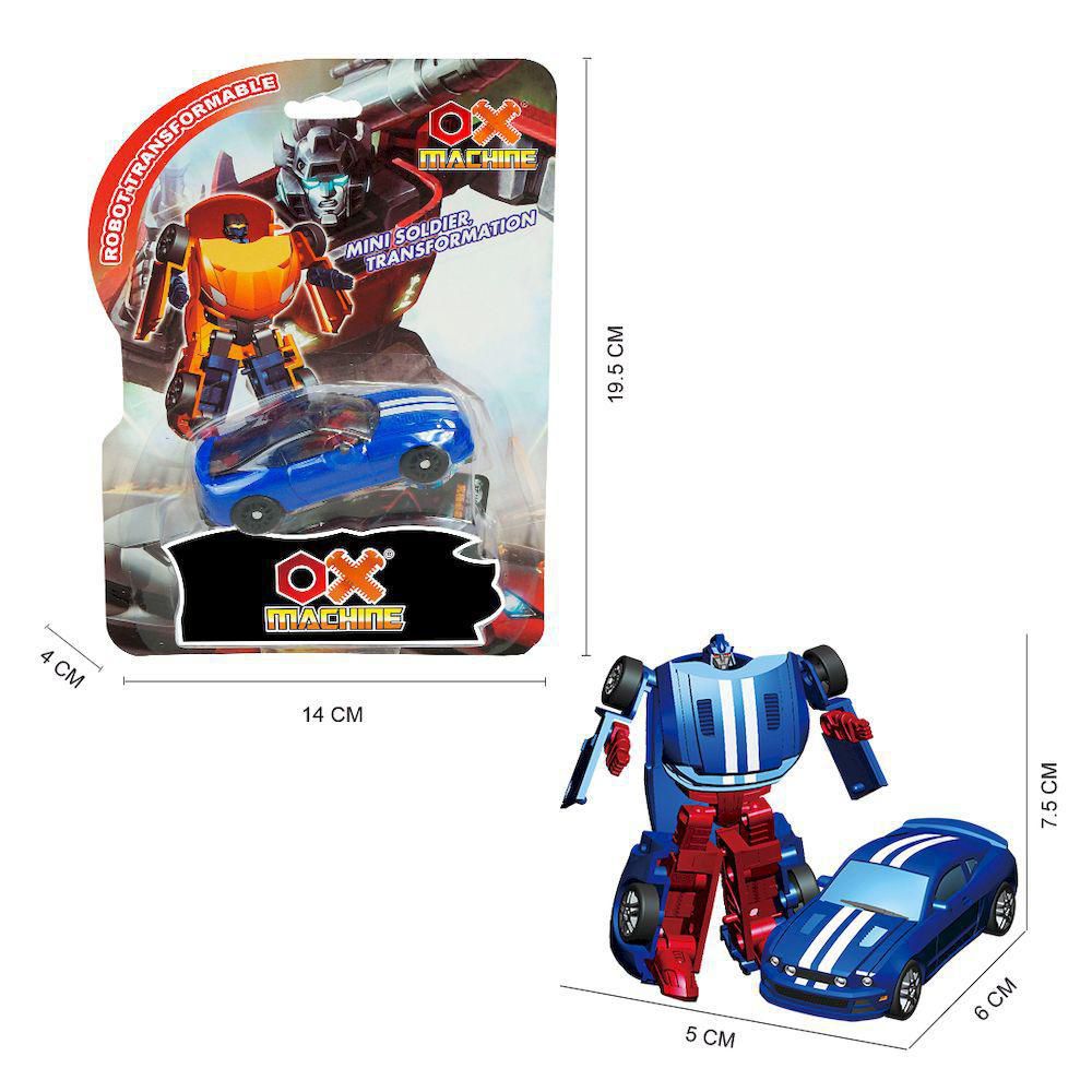 Robot Transformable En Carro OX TOYS  Robot Transformable 2 en 1 img #3