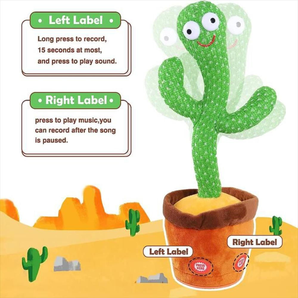 Cactus Bailarín Imita Voces Con Canciones Incluidas img #4