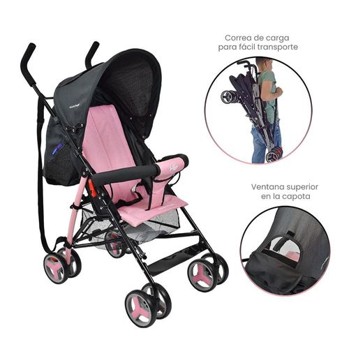 Coche paseador bebe future rosa happy baby HAPPY BABY FUTURE ROSA