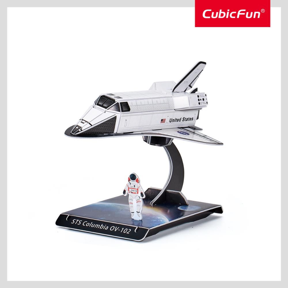 Rompecabezas 3D Space Shuttle Nasa 23 Piezas Nivel Inicial Cubic Fun ZURU INC img #1