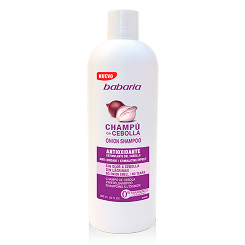 Shampoo Con Extracto De Cebolla Babaria 600 Ml Carulla