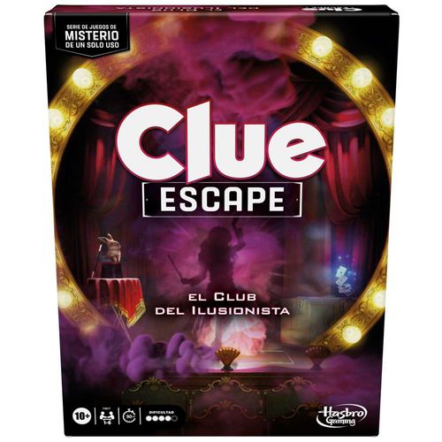 Juego de Mesa Clue Escape El Club del Ilusionista HASBRO GAMING