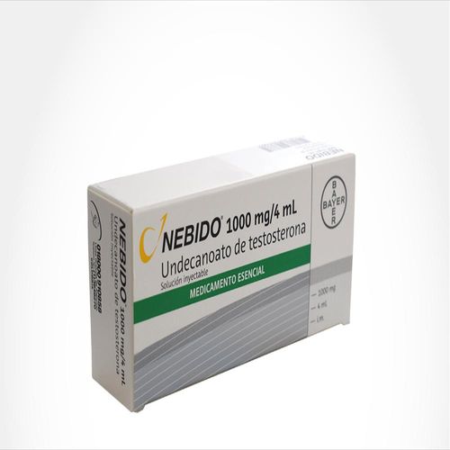 Nebido Testosterona 1000Mg Sol Intramuscular Caj 1 Vi 4 Ml