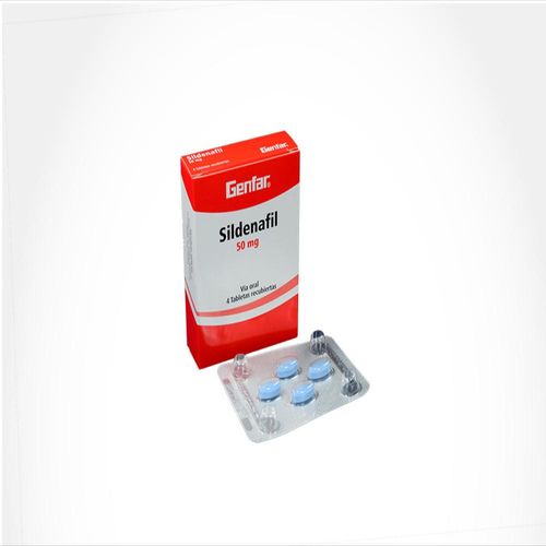 Sildenafil Genfar Sildenafil 50Mg Tab Oral Caj 4 Tab 1 U