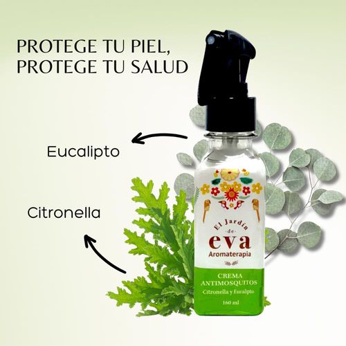 Antimosquitos Repelente Natural En Crema X 160 Ml