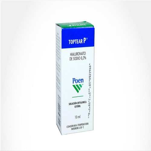 Toptear P Hialuronato De Sodio 2 P V Sol Conjuntival Caj 1 Fra Got 10 Ml