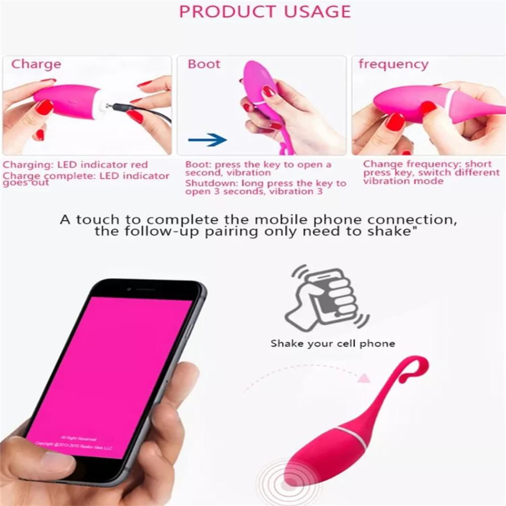 Vibrador Inalámbrico App Control Celular Masturbad | Carulla