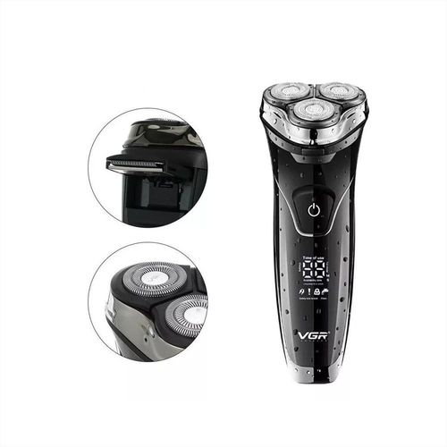 Afeitadora Recargable Vgr V 318 Men Shaver Pantalla Led 07335