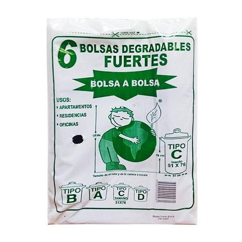 Bolsa Basura E/Fuerte Tipo C DURISIMA TIPO C