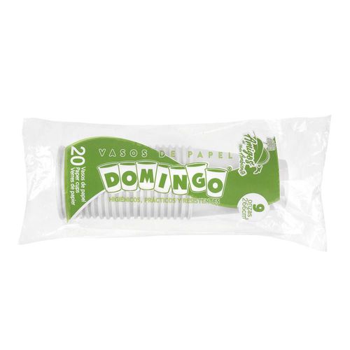 VASO 9.0oz PAPEL GENERICO DOMINGO MUVWW00900133C