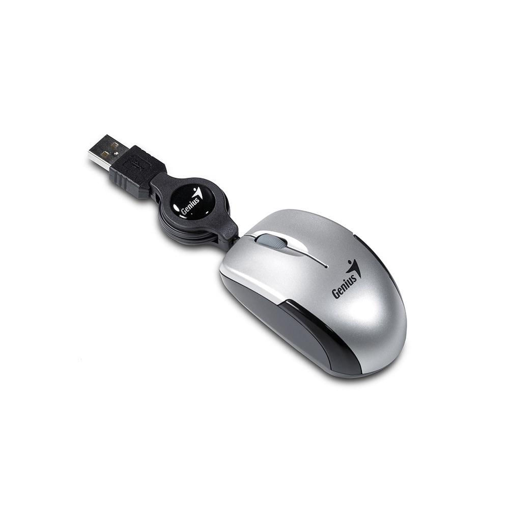 Mouse Micro Retractil Genius Usb Silver img #2