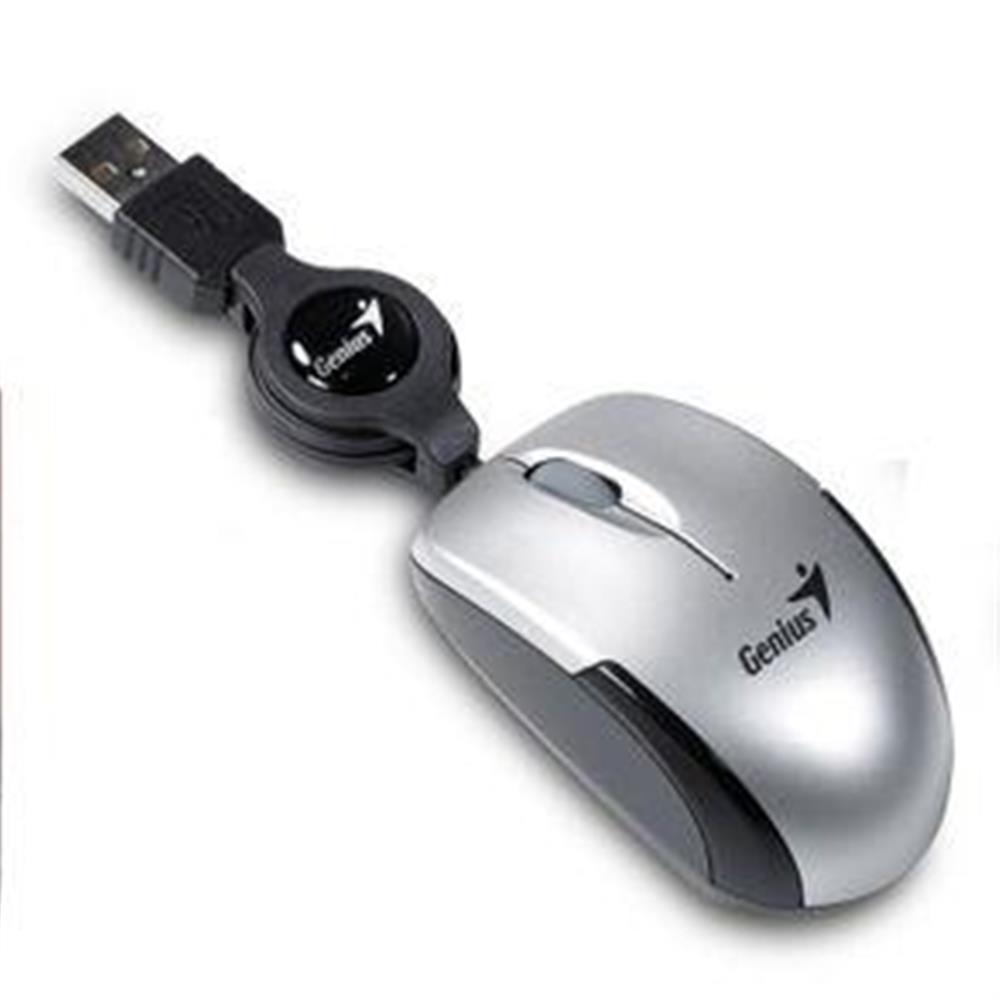 Mouse Micro Retractil Genius Usb Silver img #3