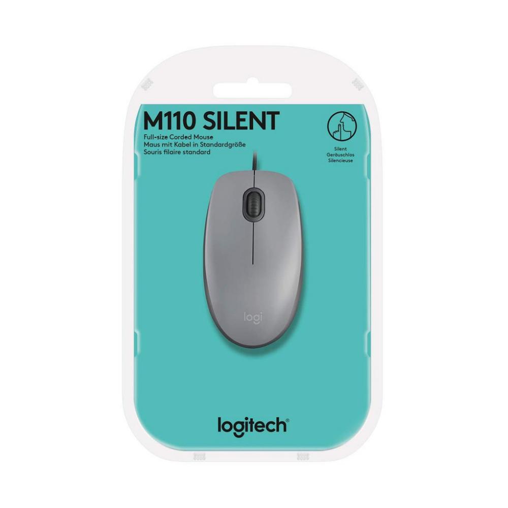 Mouse Logitech M110 Gris img #5