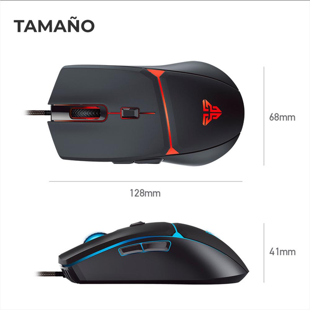 Mouse Gamer Programable Crypto Vx7 Negro img #4