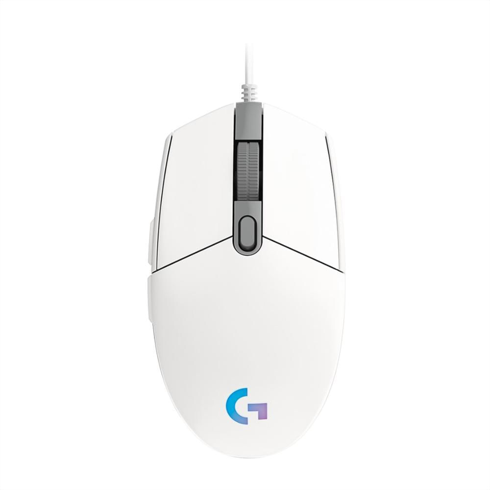 Mouse Logitech G203 Lightsync Gaming Mouse (White) img #1