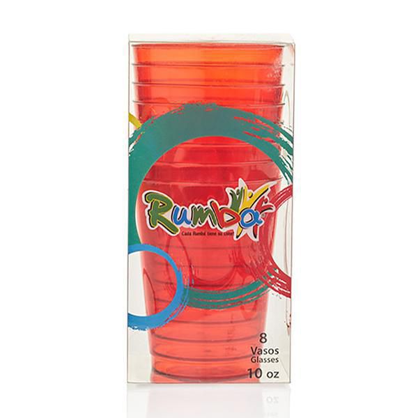 VASO 10OZ. ROJO INYEC RUMBA XYVHR0000 img #1