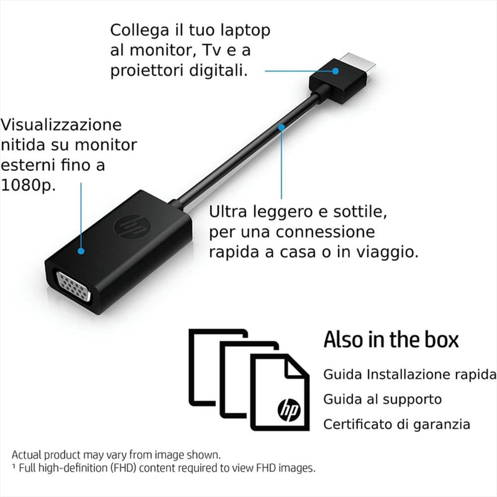 Adaptador hdmi a vga hp sale
