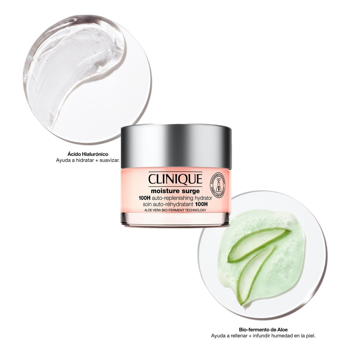 Hidratante Moisture Surge 100H Auto-Replenishing Hydrator - Clinique img #4