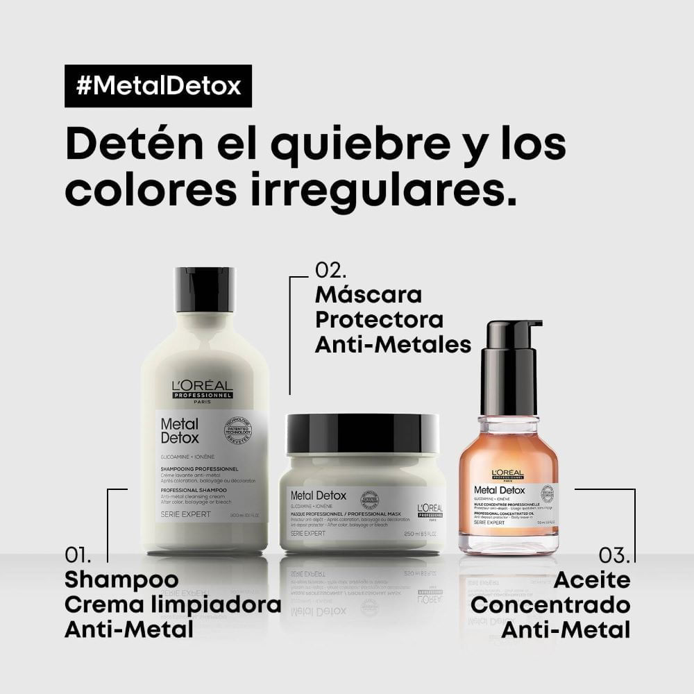 Aceite Concentrado Metal Detox - Loreal Professionnel img #5