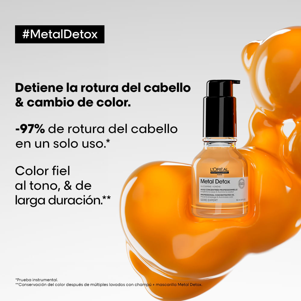 Aceite Concentrado Metal Detox - Loreal Professionnel img #4