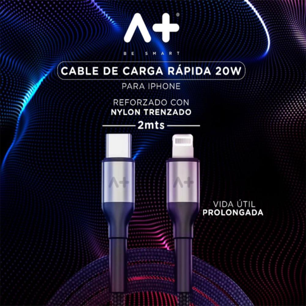 Cable Cargador Pro Flex 2Mt. Iphone C img #2