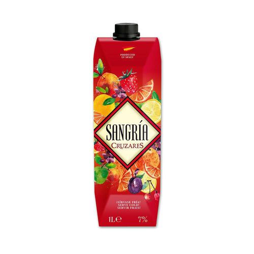 Sangria CRUZARES MARCA EXCLUSIVA  (1000  ml)