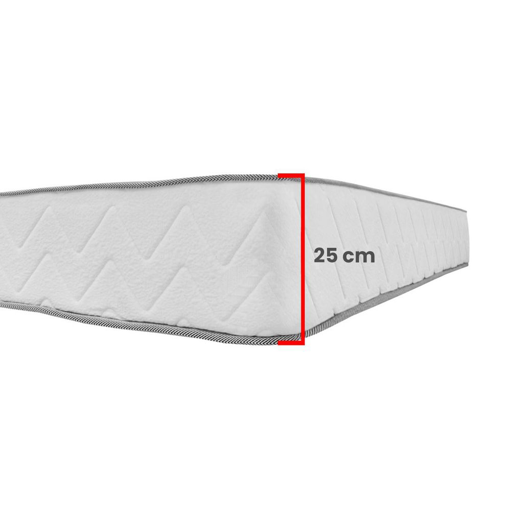 Colchón Combo SPRING Doble (140 x 190 cm) ORTX Resortado Semisuave Base cama img #7