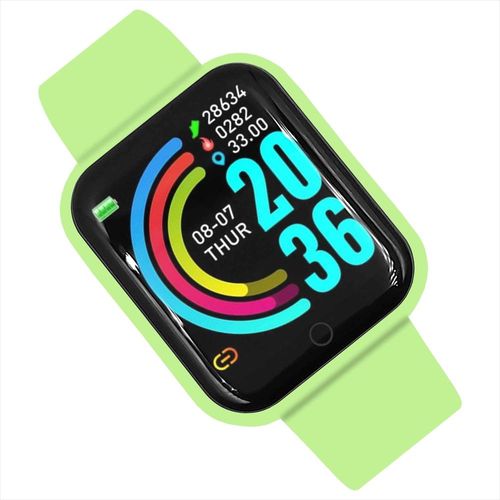 Reloj Inteligente Smartwatch Bluetooth Sensor Pulso Cardiaco Verde