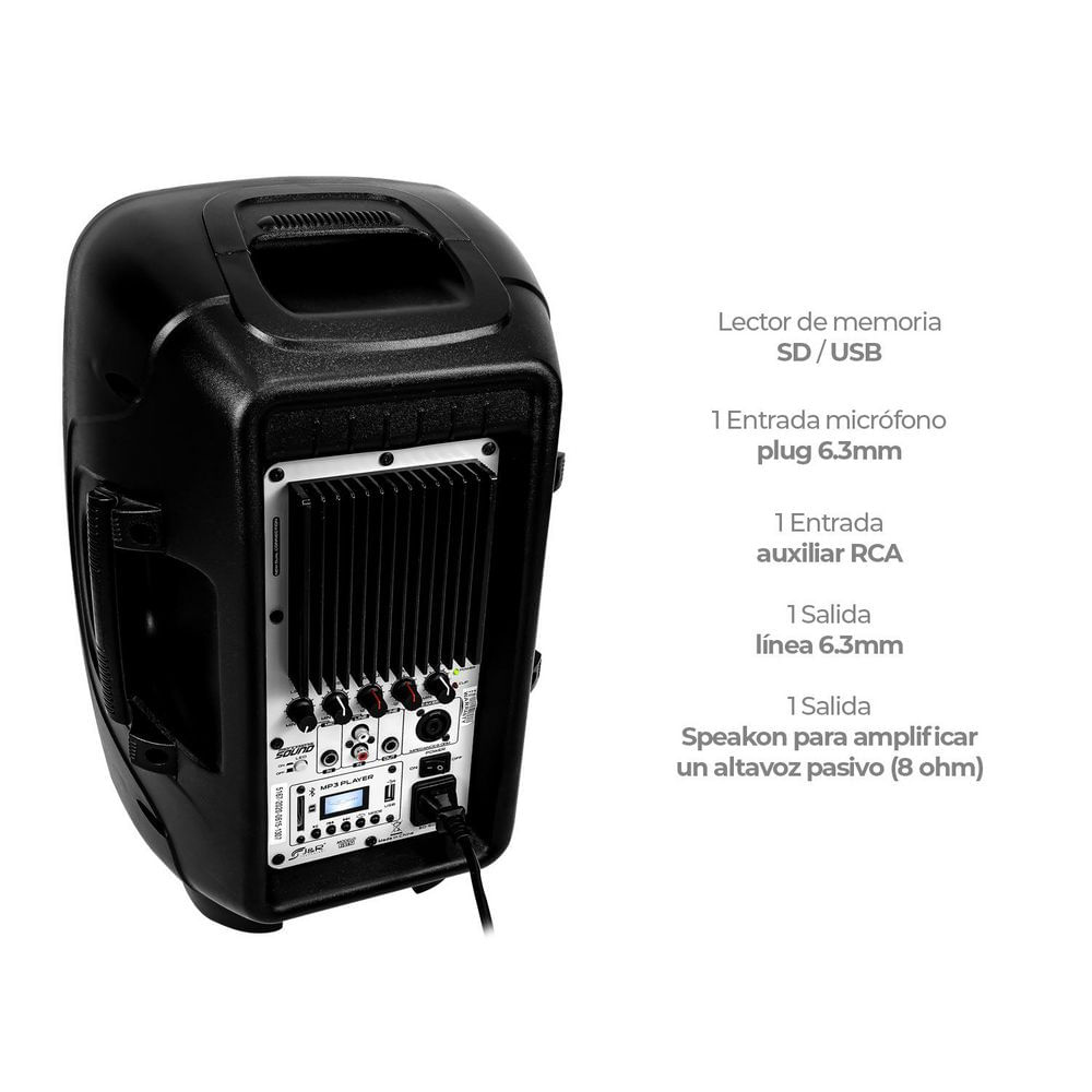 Cabina de Sonido J & R TECHNOLOGY J5167 135W RMS  Negro img #4