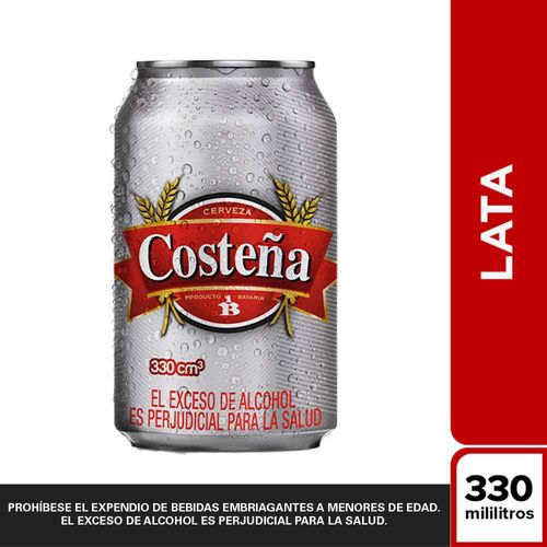 Cerveza COSTENA lata (330  ml)