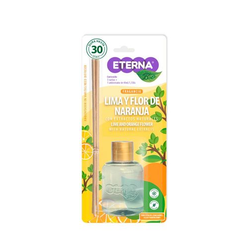 Ambientador ETERNA varitas lima y flor de naranja (40  mm)