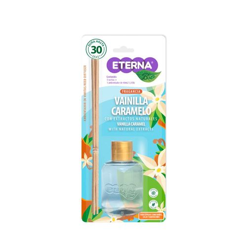 Ambientador ETERNA varitas vainilla caramelo (40  ml)