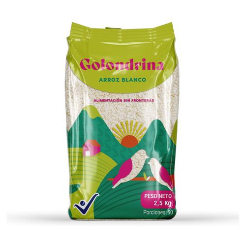 Arroz GOLONDRINA  (2500  gr)