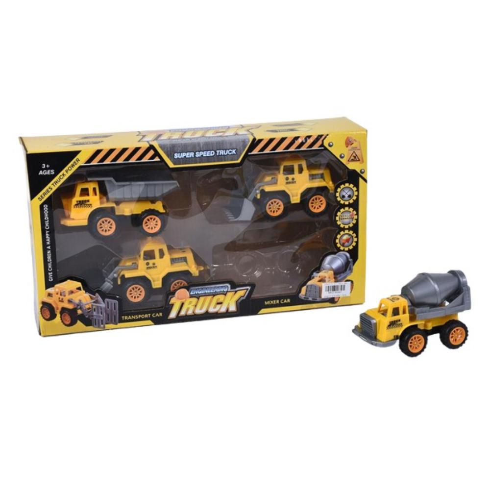 Set Construccion PLASTICOS ASOCIADOS ENGINEERING TRUCK CAJA X 4 img #1