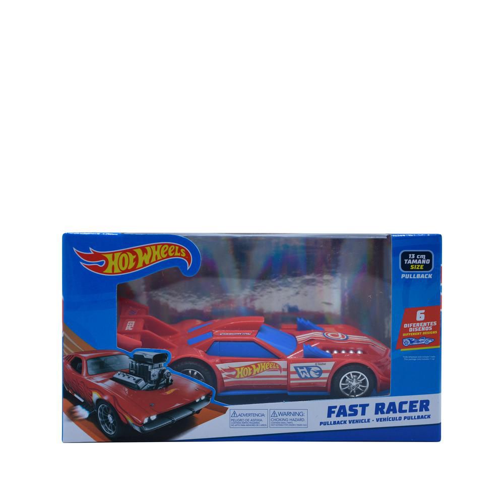 Carro  HOT WHEELS Pullback Fast Racer Hotwheels img #2