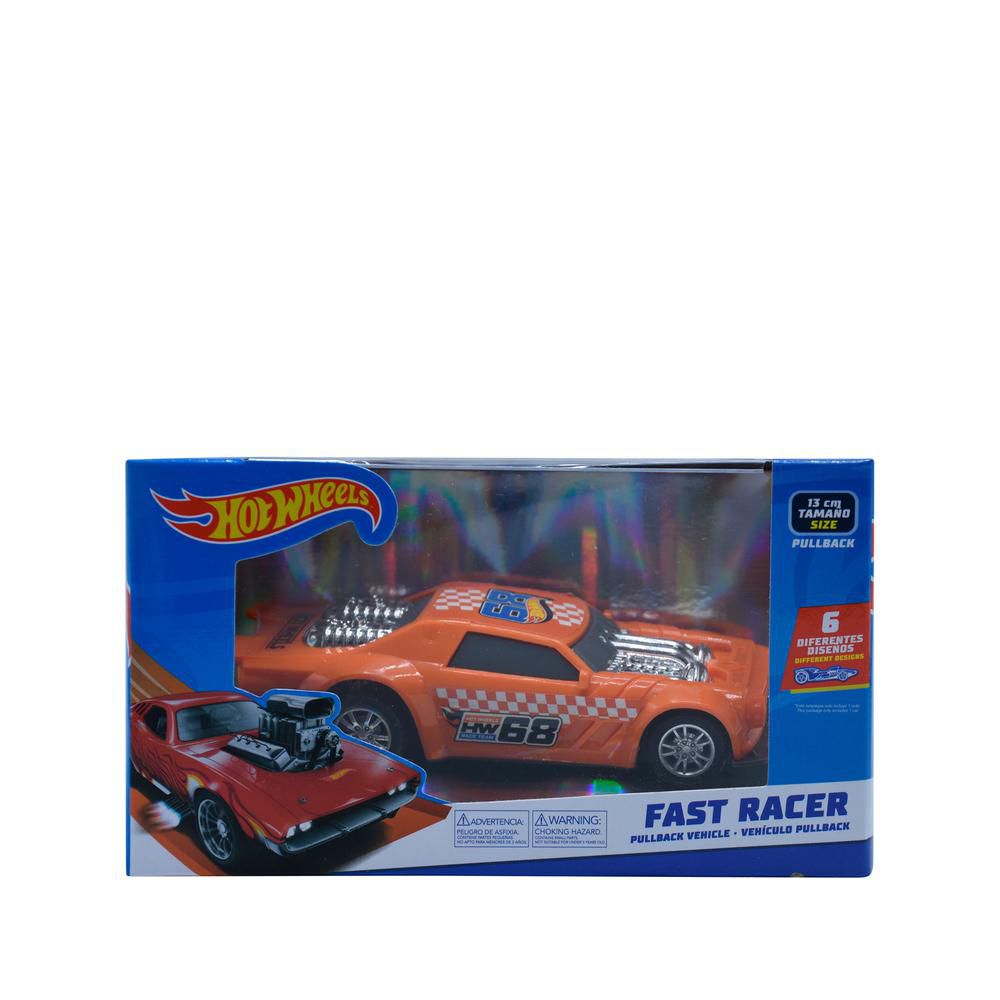 Carro  HOT WHEELS Pullback Fast Racer Hotwheels img #4