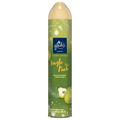 Aromatizante GLADE De Ambiente Aerosol Notas Pera  (400  ml)