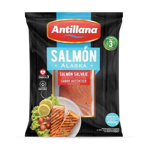 Salmón en filete ANTILLANA alaska (450  gr)