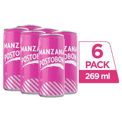 Manzana POSTOBON Lata x6und 269ml (1614  ml)