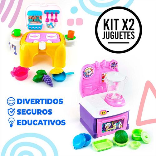 Cocina + Licuadora Infantil: Diversión Culinaria Completa