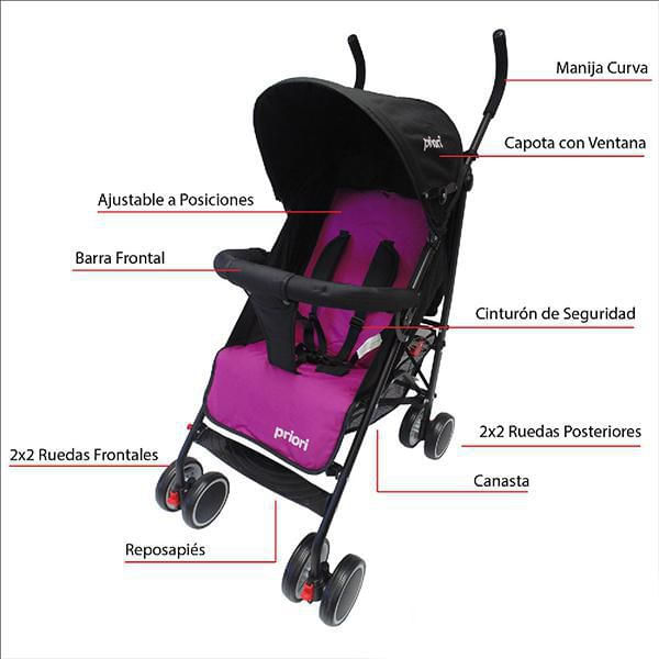 Paseador Multiposiciones PRIORI PURPURA VE img #2