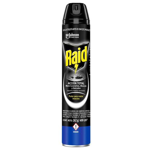 Insecticida Aerosol Mata Cucarachas Zancud RAID 262  gr